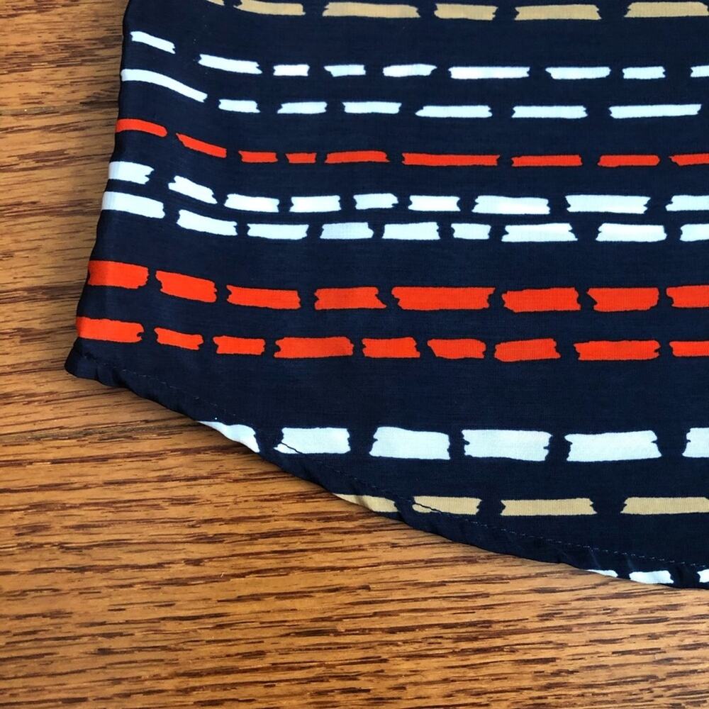 Gymboree Striped 3/4 Sleeves Blue Orange Casual Lightweight Top Girl’s Size 10 - Picture 4 of 10